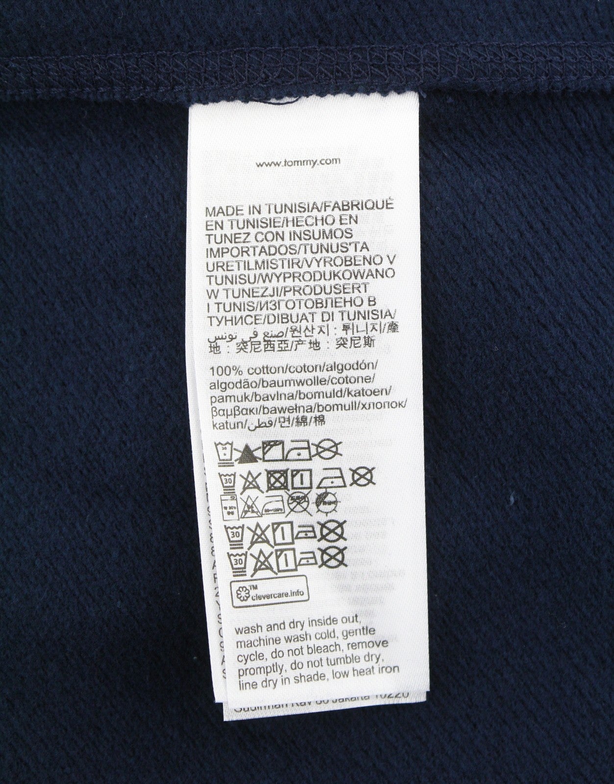 TOMMY HILFIGER RLX New Clsc vyriškas džemperis su gobtuvu XL dydžio, tamsiai mėlynas, su kengūros kišene. 