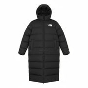 THE NORTH FACE Triple C Women's XL Black 550 Down Long Hooded Logo Coat
