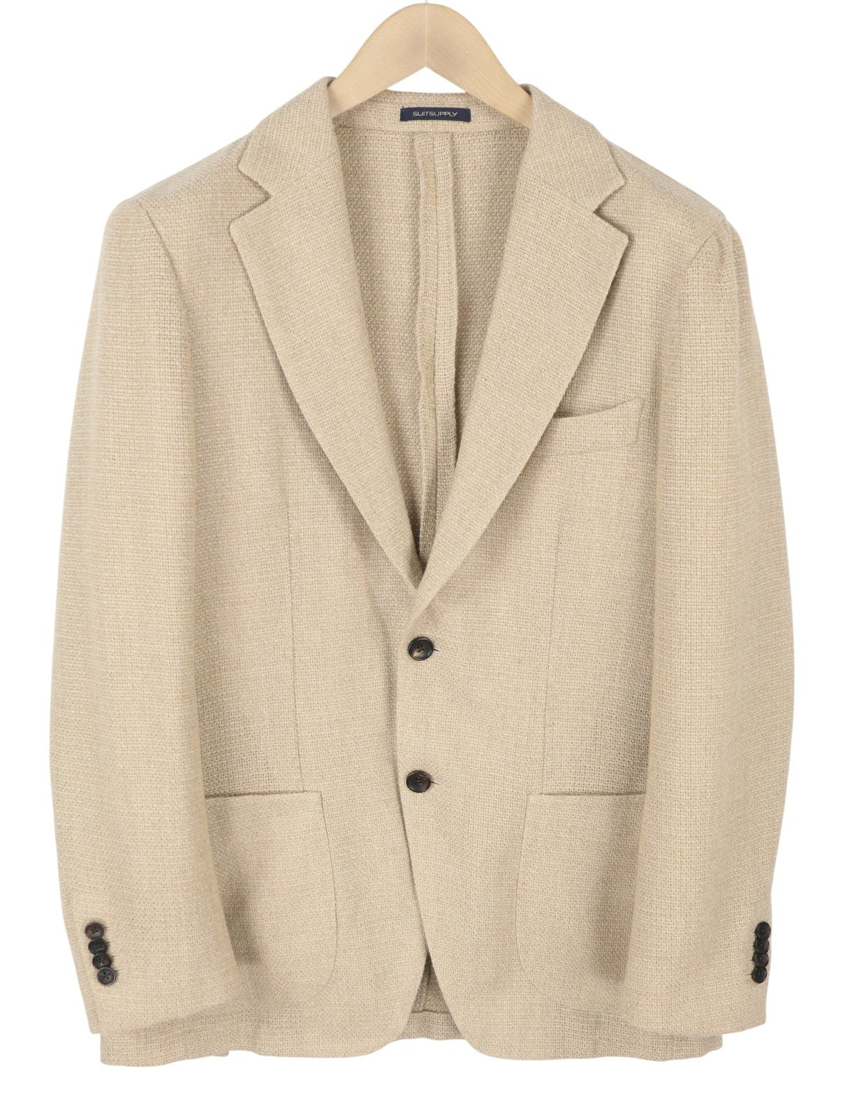 SUITSUPPLY Lazio Patch Unconstructed UL Men Blazer UK40R Alpaca Wool Slim Fit