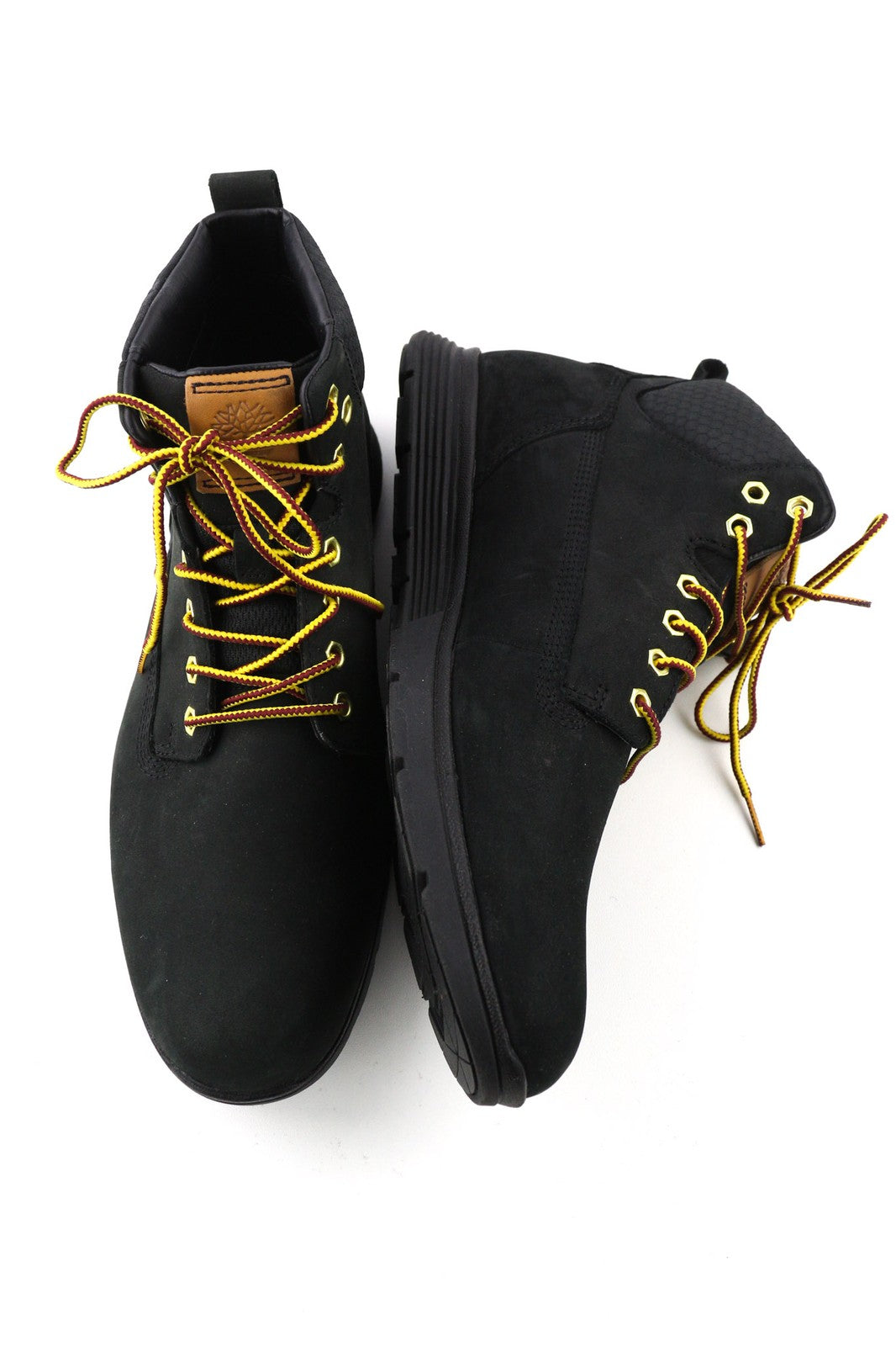 TIMBERLAND A19UK vyriški juodi odiniai „Sensorflex Comfort“ batai su logotipu, dydis UK8, EU42. 