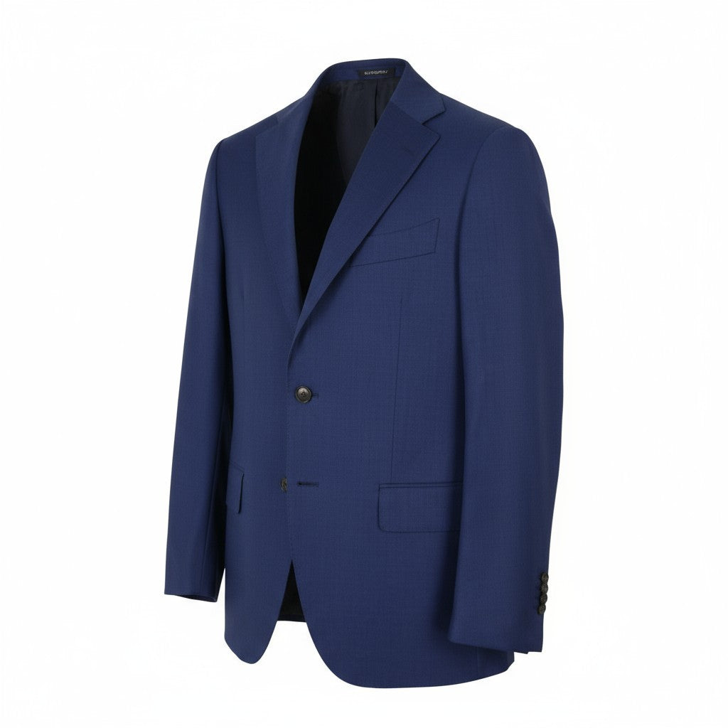 SUITSUPPLY Lazio Single Breasted Men Blazer UK36R Blue Wool Notch Lapel Button