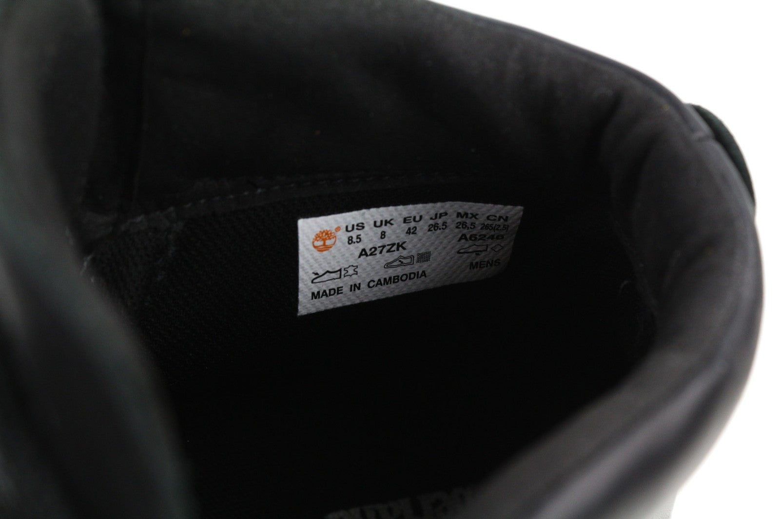 TIMBERLAND A27ZK Men's UK8 EU42 Black Leather Waterproof TimberDry ReBOTL Boots