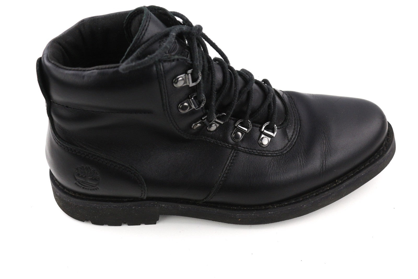 TIMBERLAND A27ZK Men's UK8 EU42 Black Leather Waterproof TimberDry ReBOTL Boots