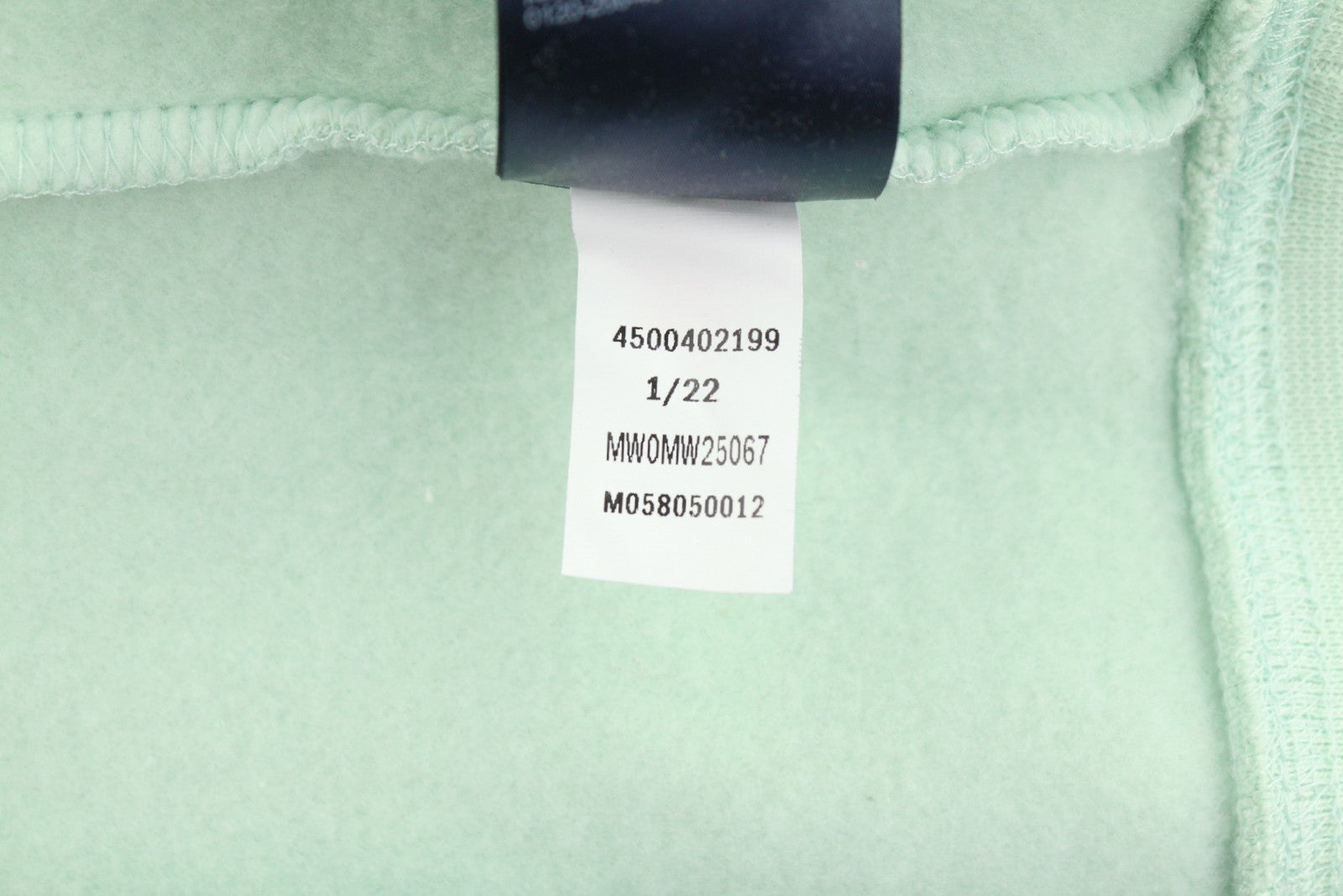 TOMMY HILFIGER Pocket Placement Men Hoodie 2XL Minty Essence Kangaroo Pullover