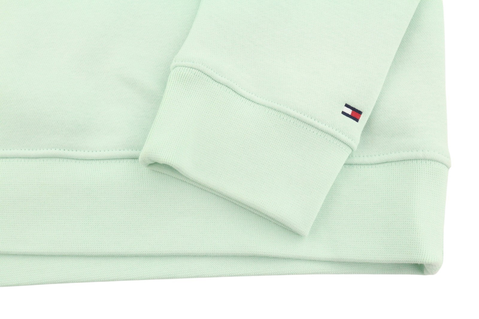 TOMMY HILFIGER Pocket Placement Men Hoodie 2XL Minty Essence Kangaroo Pullover