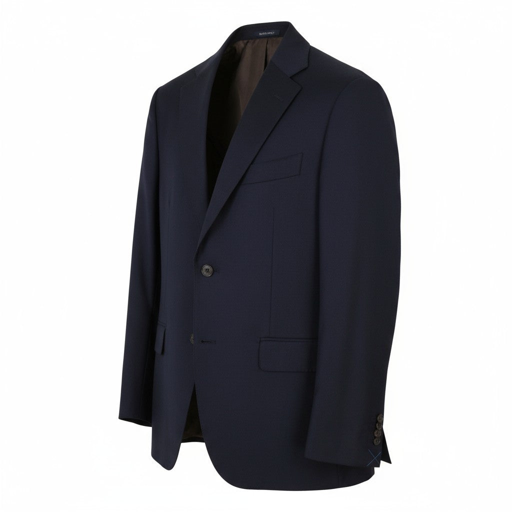SUITSUPPLY Napoli Single Breasted Men Blazer UK38R Blue Pure Wool Notch Lapel