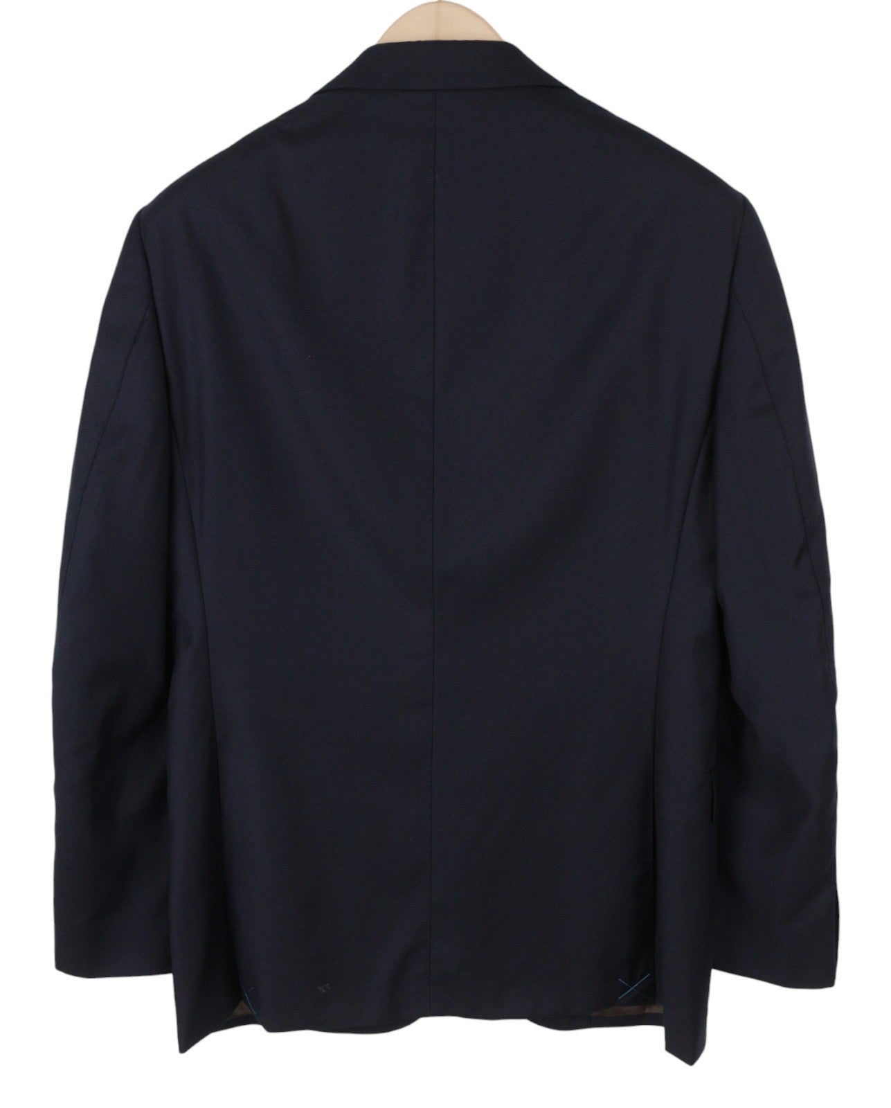 SUITSUPPLY Napoli Single Breasted Men Blazer UK38R Blue Pure Wool Notch Lapel