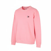 TOMMY HILFIGER vyriškas megztinis L dydžio rožinis „Corron Crew Neck Front Logo Pullover“ 