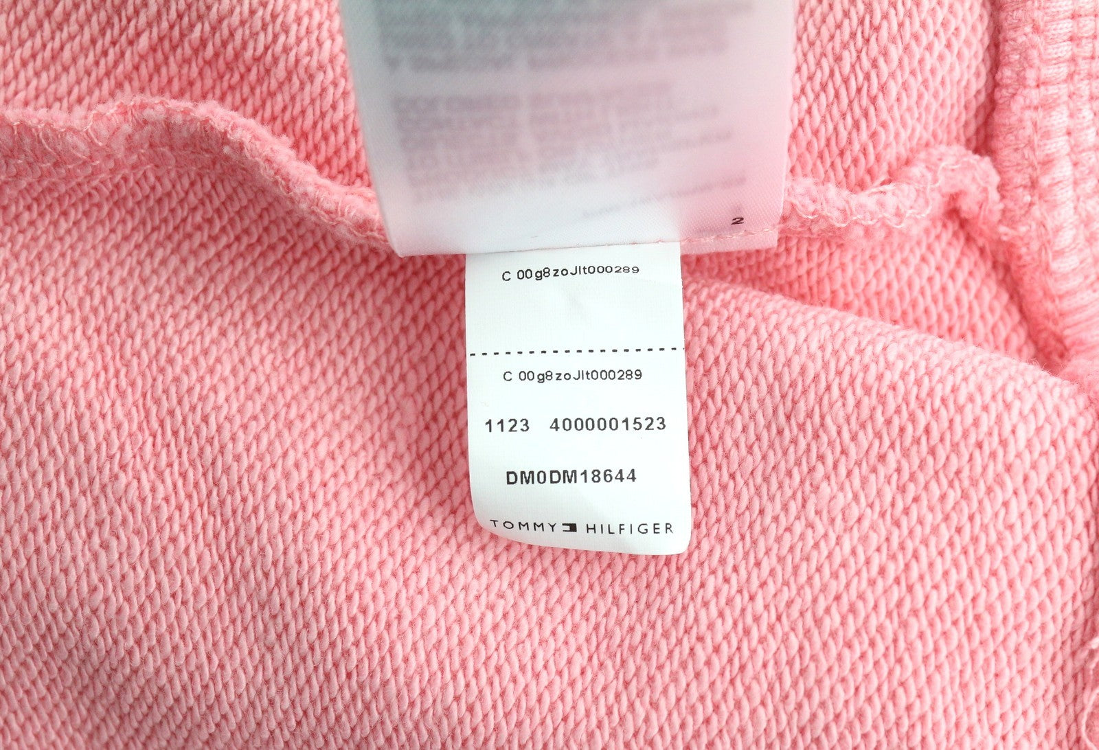 TOMMY HILFIGER vyriškas megztinis L dydžio rožinis „Corron Crew Neck Front Logo Pullover“ 
