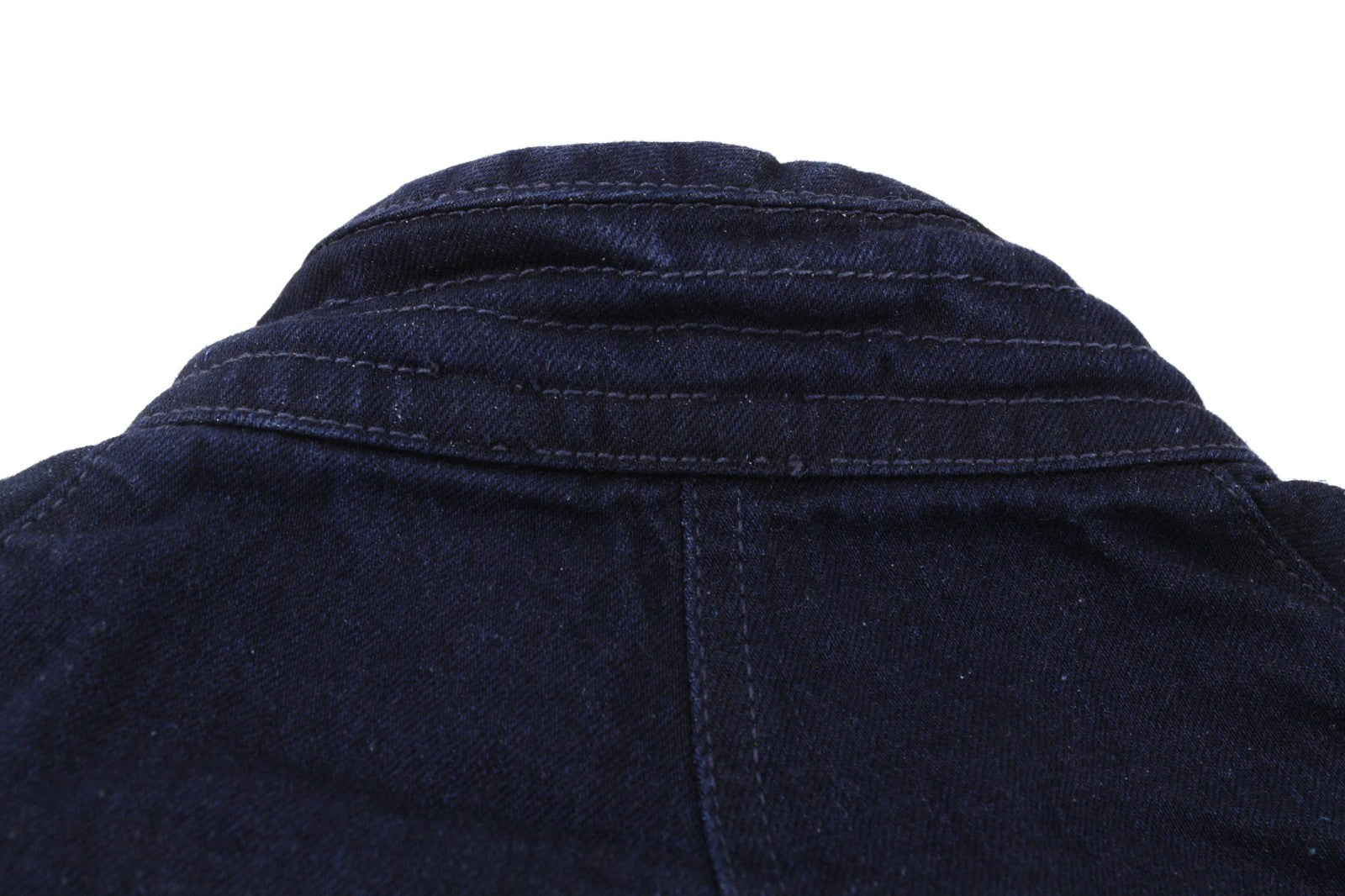 NUDIE JEANS Julius Men's XS Core Blue Organic Jacket Button Pockets Lined