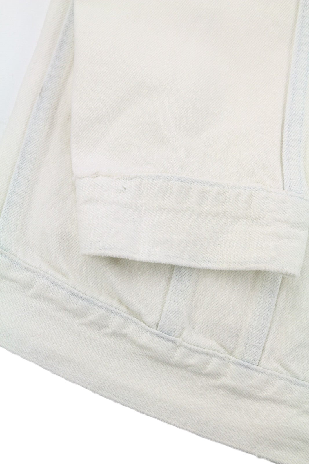 NUDIE JEANS Terry vyriška L dydžio „Extreme Bleach Light“ džinsinė striukė su sagų išskleidimu 