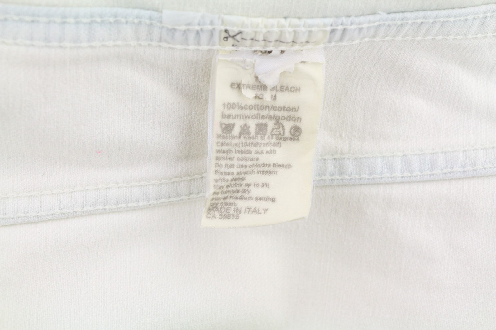 NUDIE JEANS Terry Men's M Extreme Bleach Light Spread Neck Denim Jacket