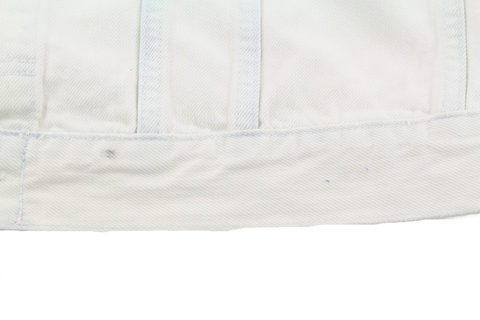 NUDIE JEANS Terry Men's M Extreme Bleach Light Spread Neck Denim Jacket