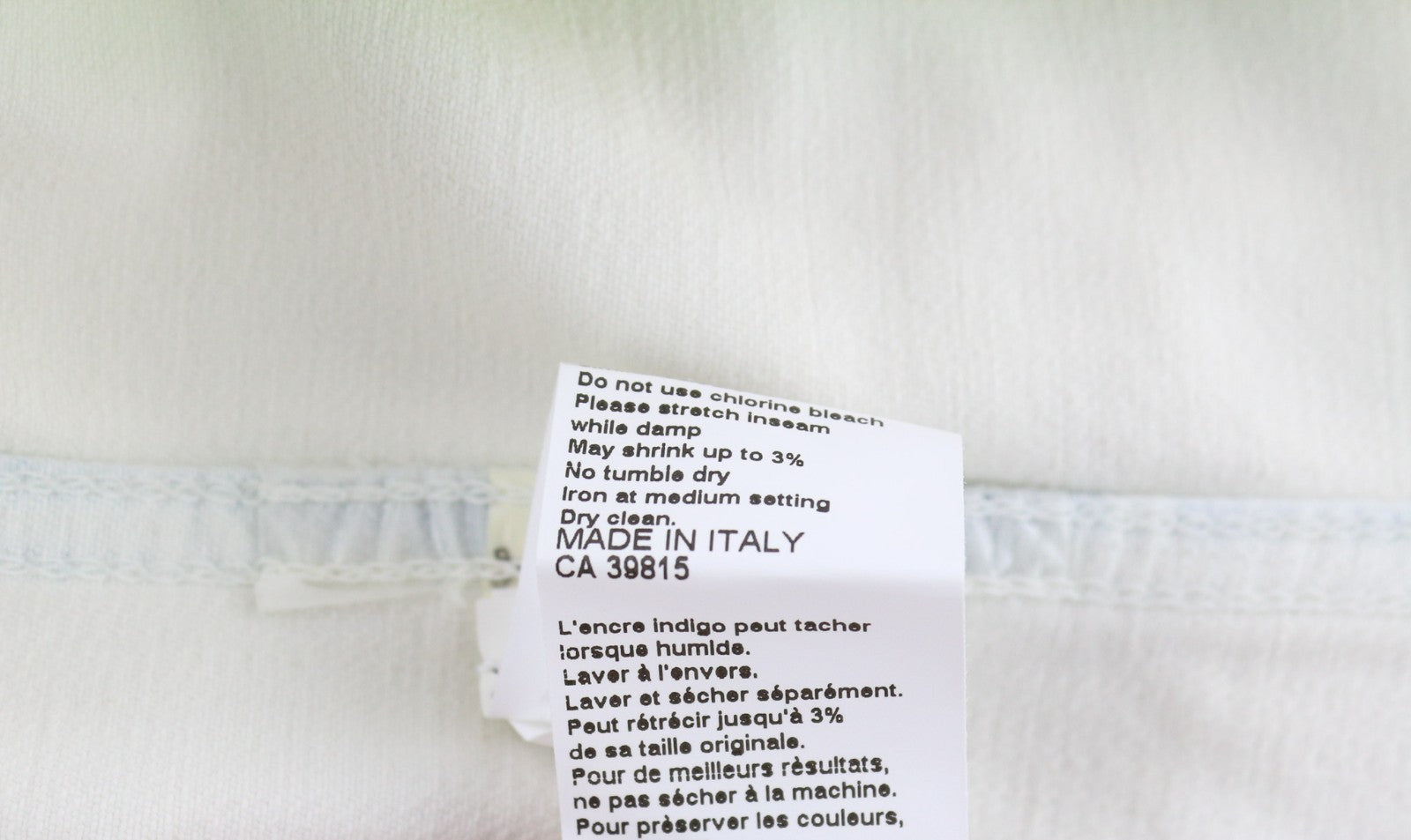 NUDIE JEANS Terry Men's XL Extreme Bleach Light Denim Spread Logo Jacket