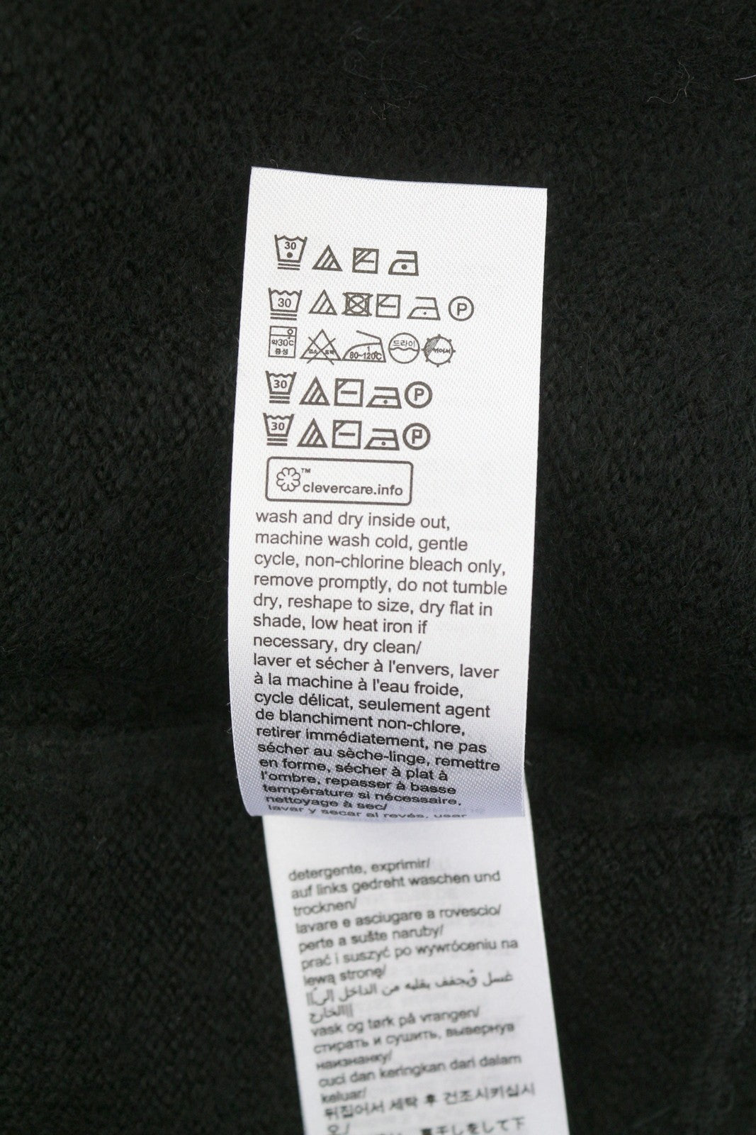 TOMMY HILFIGER Req Raolan Men Jumper XL Black Crew Neck Tight-Knit Pullover