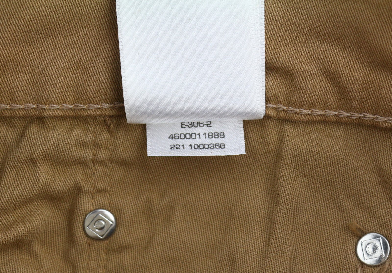 GANT Hayes Desert Men Trousers W35/L34 Roasted Walnut Slim Fit Zip Fly Brown