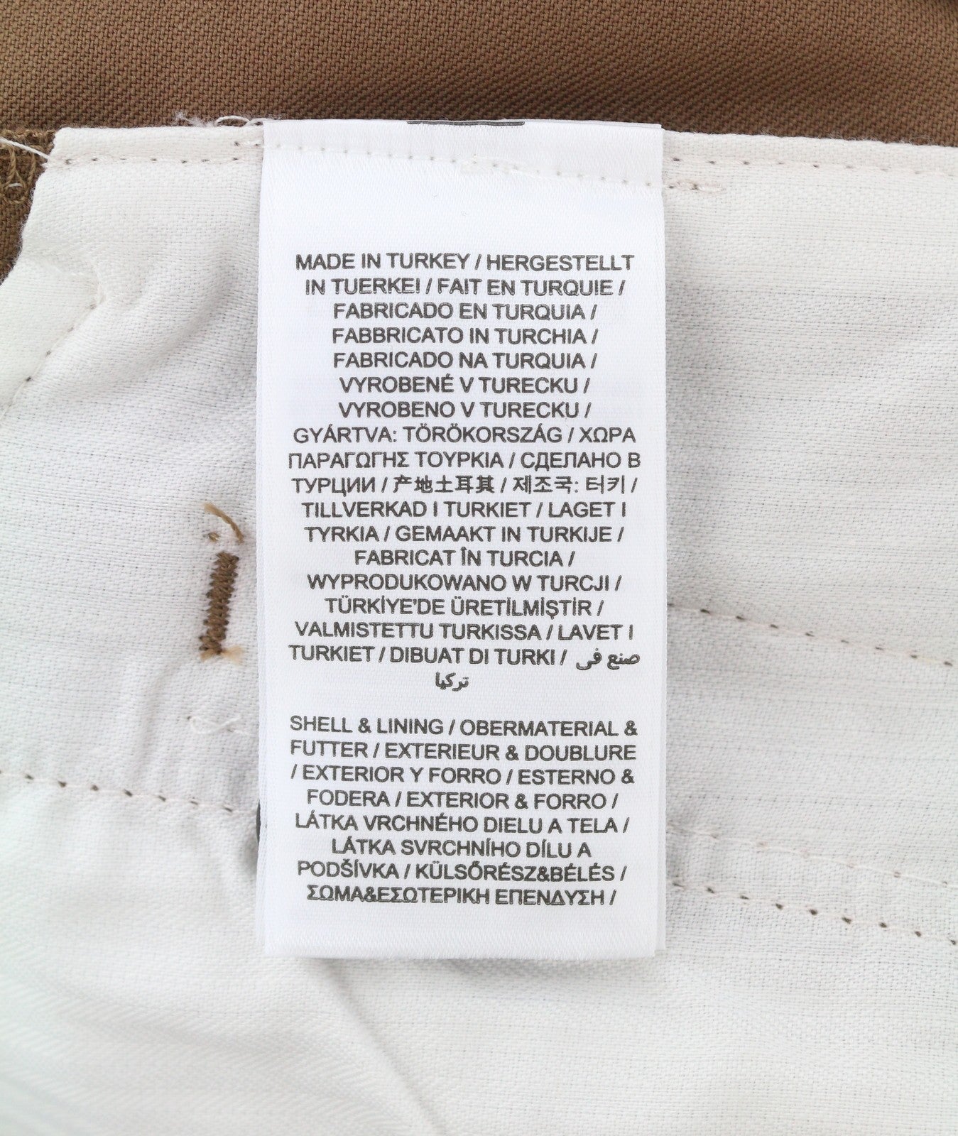 GANT Fluid Pleated Men Trousers W30 Roasted Walnut Wool Blend Turn-Up Brown