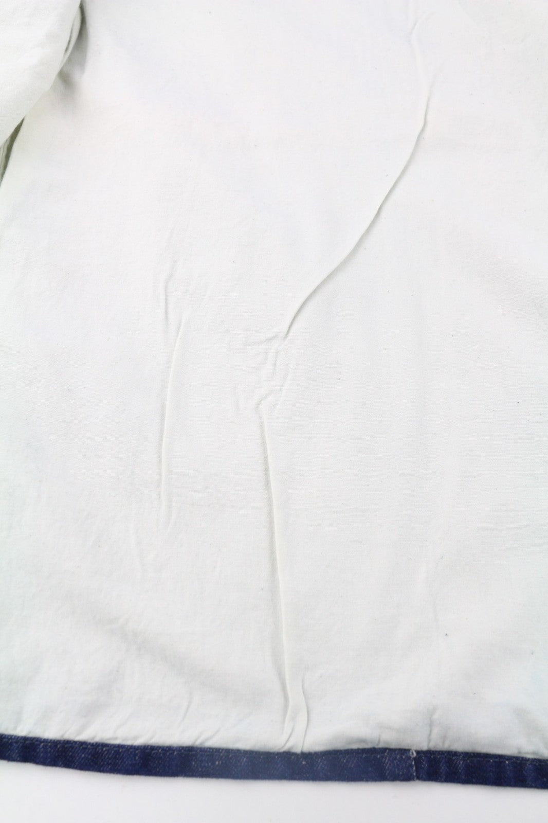 NUDIE JEANS Ricco Dark Hemp vyriškas XS dydžio mėlynas medvilnės mišinio džinsinis švarkas su apykakle 