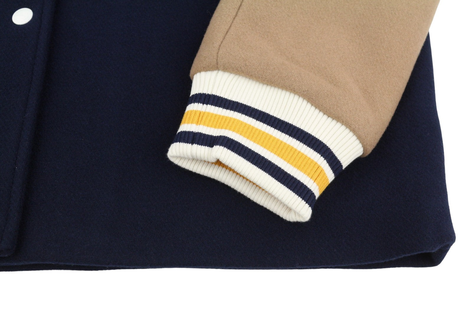 GANT ilgas moteriškas paltas M su tamsiai mėlyna vilnos mišinio izoliuota striuke su spaudėmis bomberyje