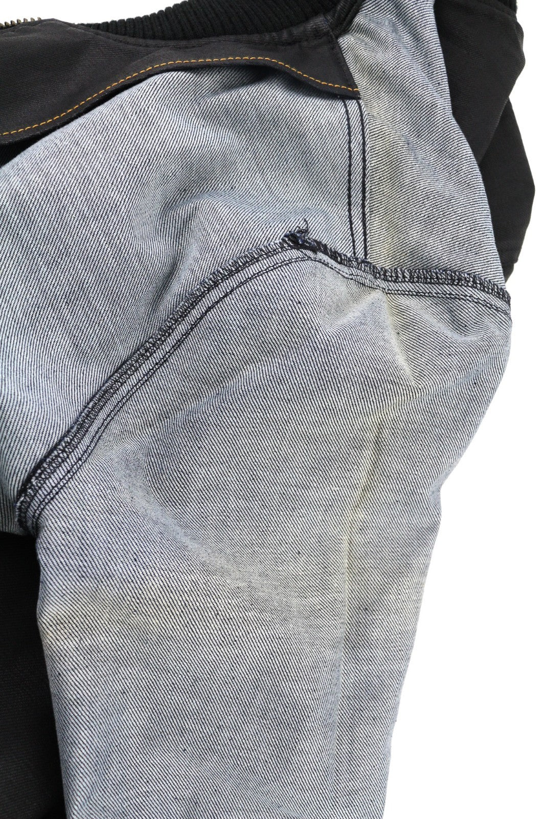 NUDIE JEANS Severin dengtas džinsinis vyriškas juodas grynos medvilnės bomber švarkas be pamušalo M 