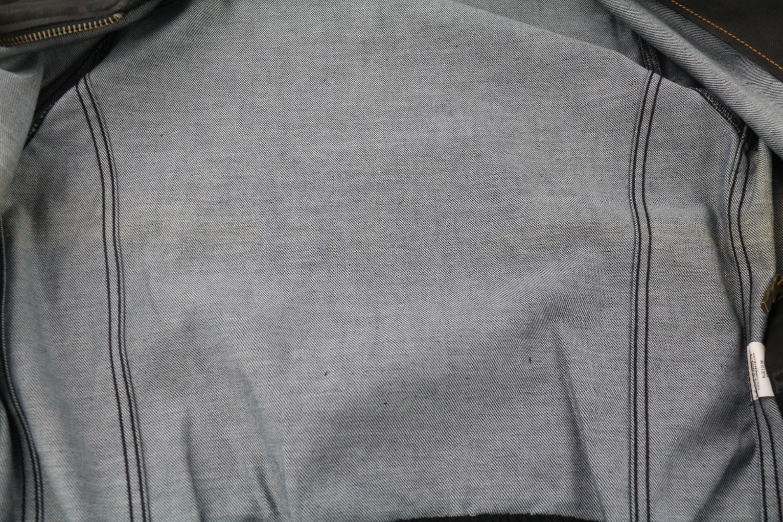 NUDIE JEANS Severin dengtas džinsinis vyriškas juodas grynos medvilnės bomber švarkas be pamušalo M 