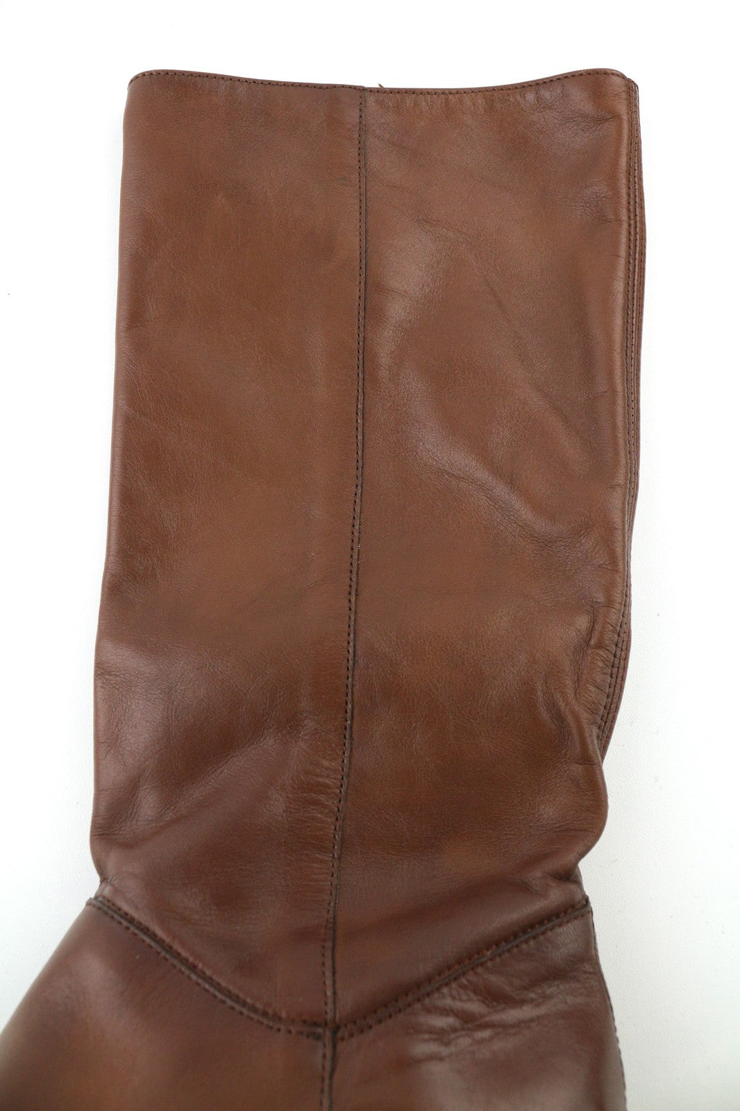 MINELLI Women's EU38 Casual Brown Low-Heel Pull On Long Boots