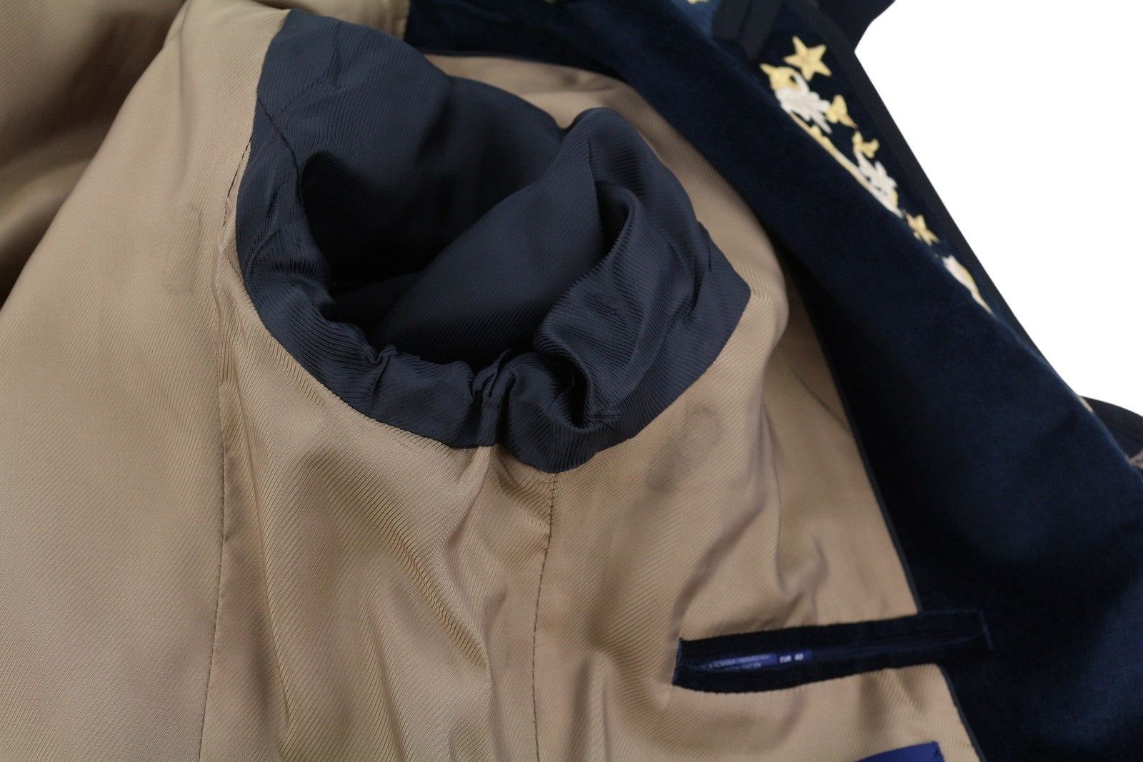 GANT Garland Print Shaped Women Blazer EU40 Black Wool Blend Embroidered RRP499