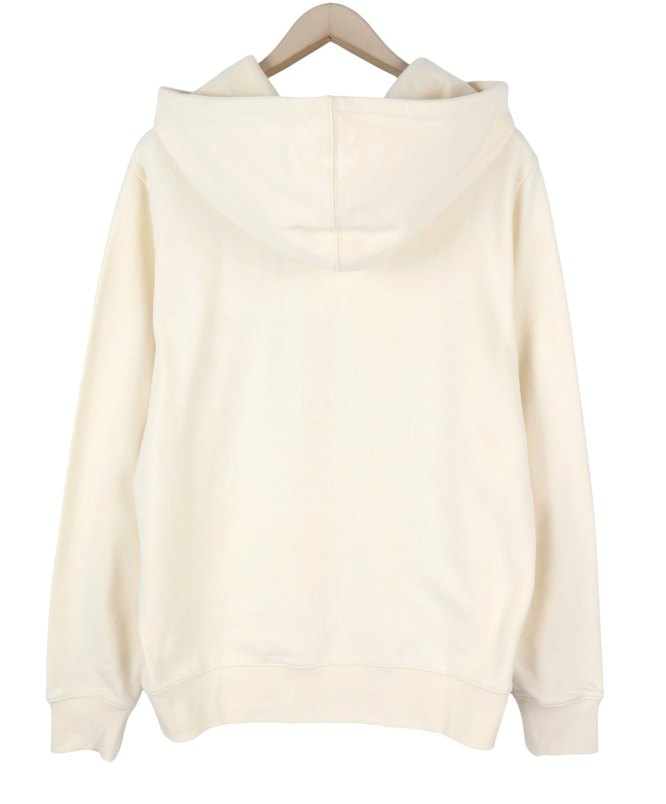 TOMMY HILFIGER Monotyope Box Men Hoodie XL Ivory Oversized Kangaroo Pullover