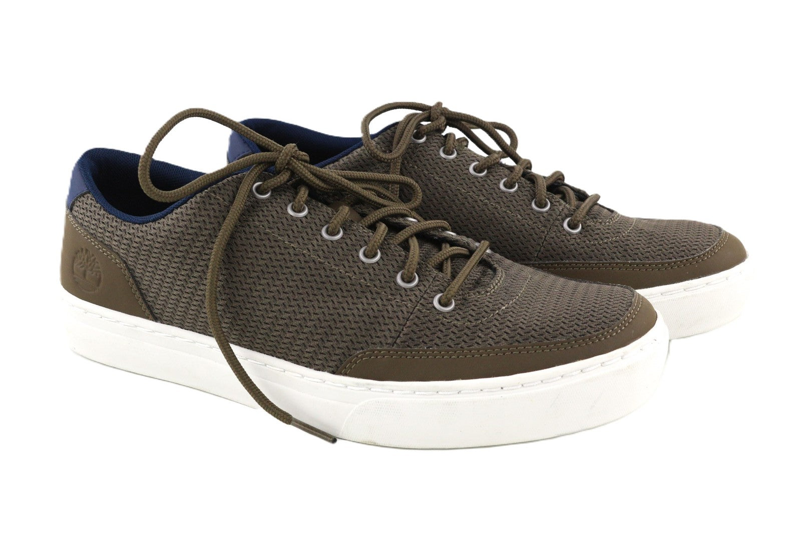 TIMBERLAND A2QK3-A5746 Men's EU42/43 Green Leather Textile Low-Top Leisure Shoes