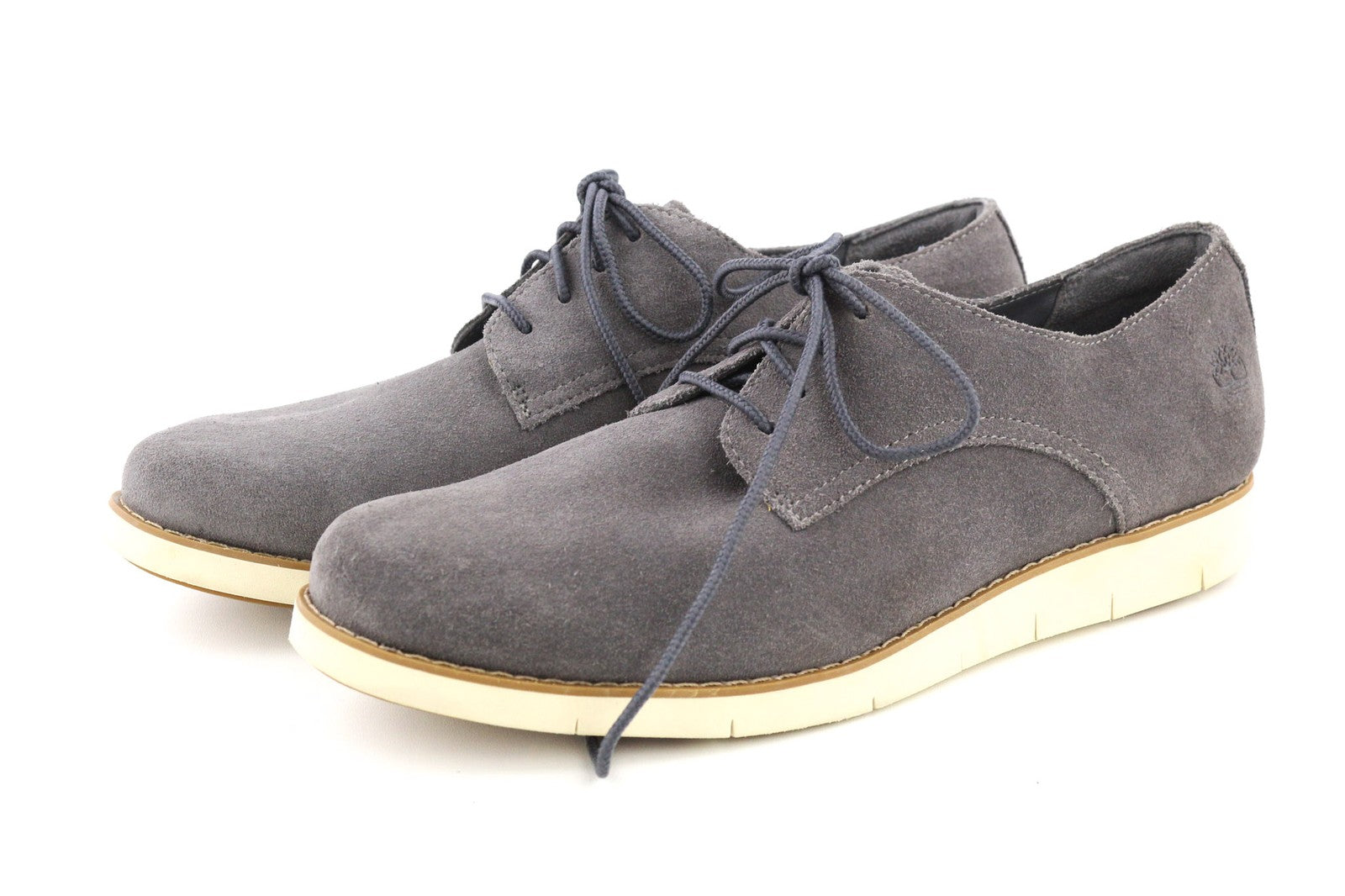 TIMBERLAND A1B3J-A0819 Women's EU40/41 Grey Leather Suede Low-Top Laced Shoes