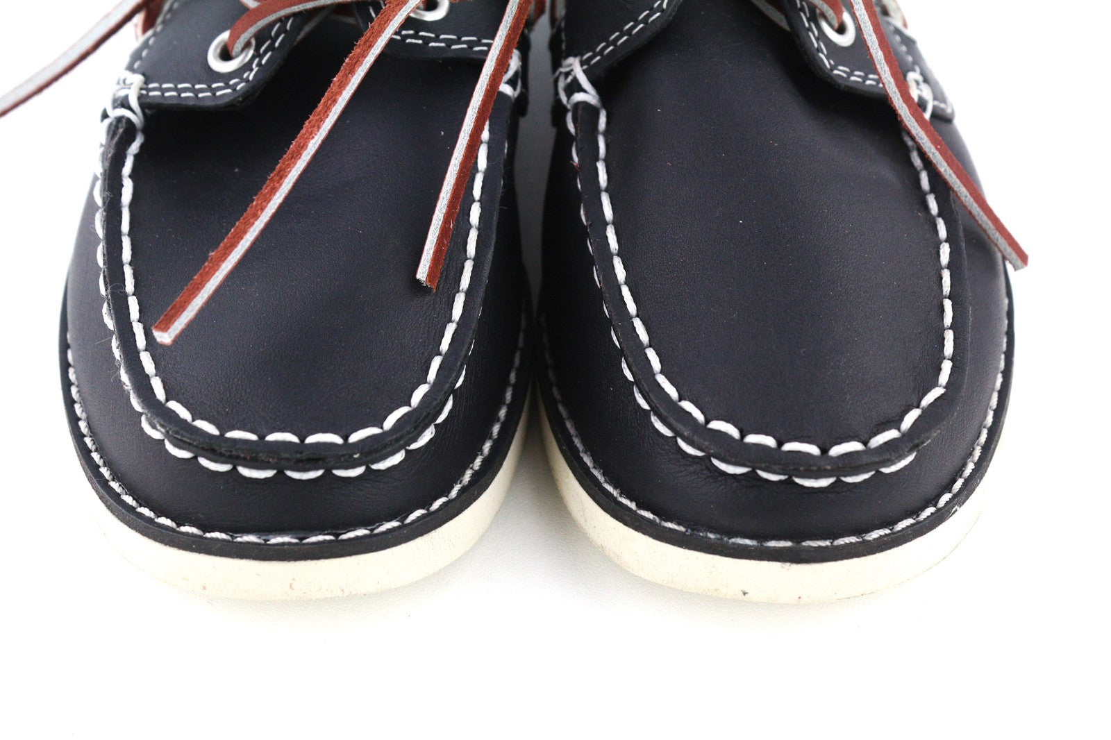 TIMBERLAND 3177A-A4498 Boys' EU33/34 Navy Genuine Leather Loafers Shoes