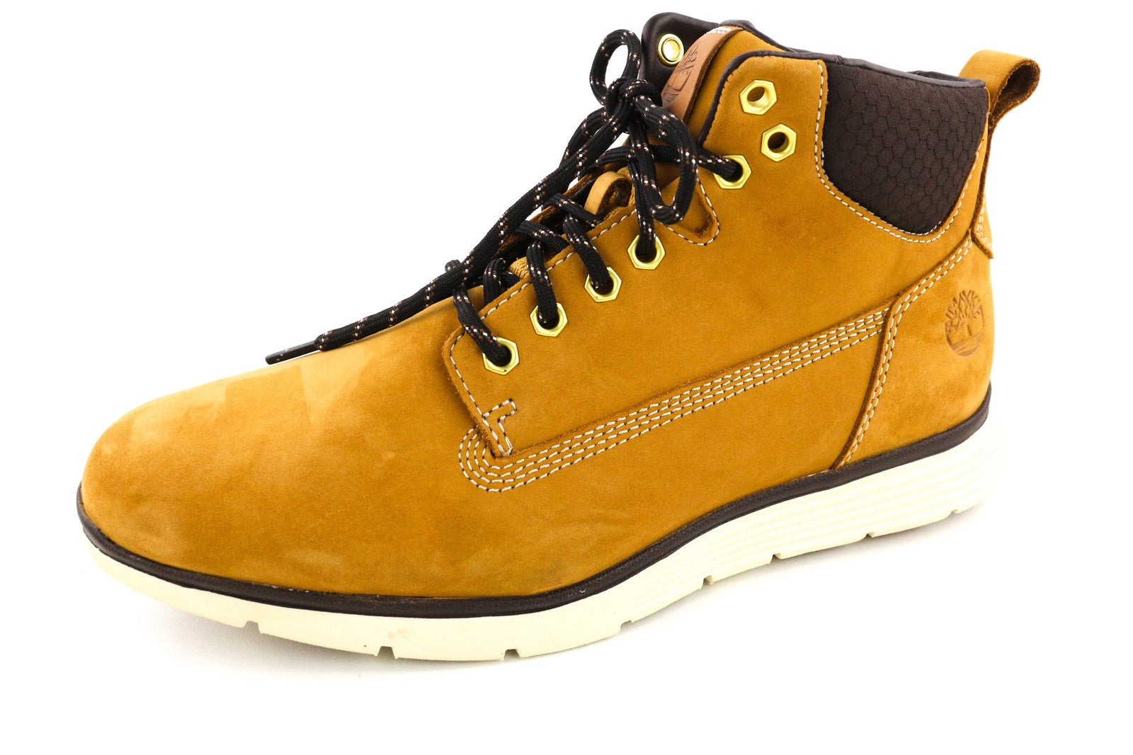 TIMBERLAND A191L-A2446 Men's EU40/41 Brown High-Top Laced Leather Casual Shoes