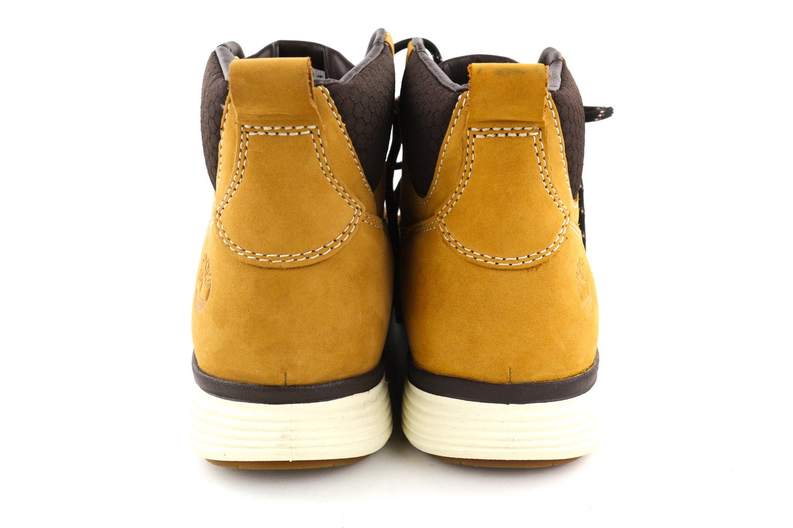 TIMBERLAND A191L-A2446 Men's EU40/41 Brown High-Top Laced Leather Casual Shoes