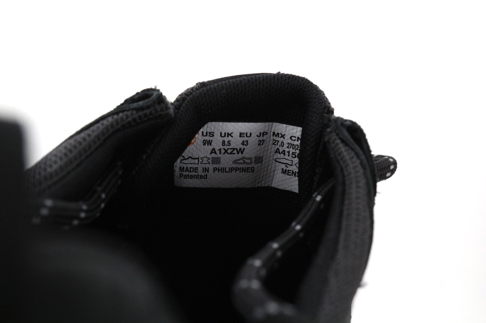 TIMBERLAND A1XZW-A4150 Men's EU43/43.5 Black Textile Leather Detailed Trainers