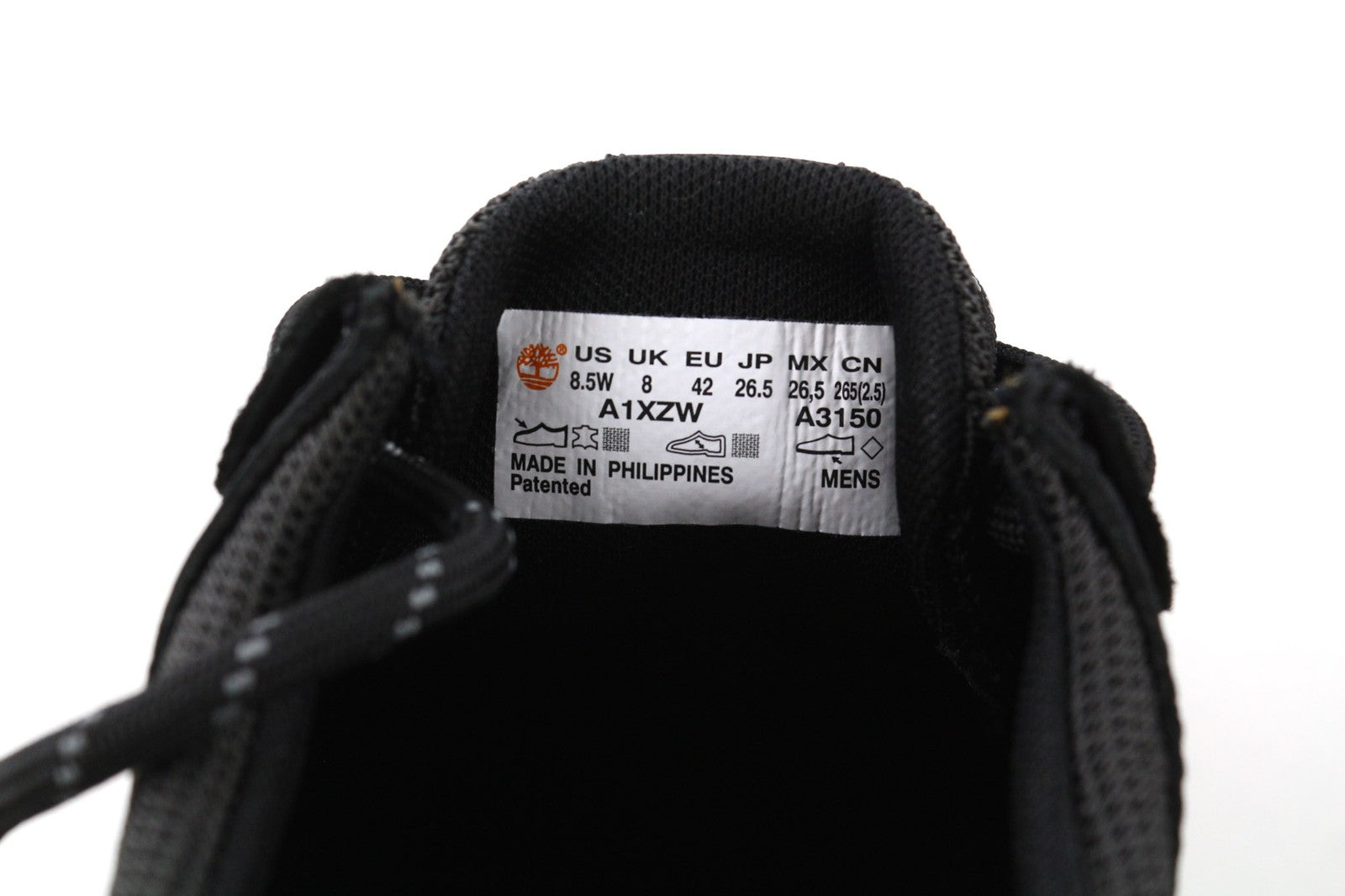 TIMBERLAND A1XZW-A3150 Men's EU41.5/42 Dark Grey Textile Leather Trainers