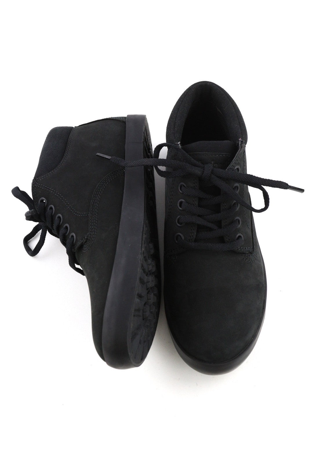 TIMBERLAND A1R35-A44118 Women's EU37.5/38 Black Leather Laced Casual Shoes