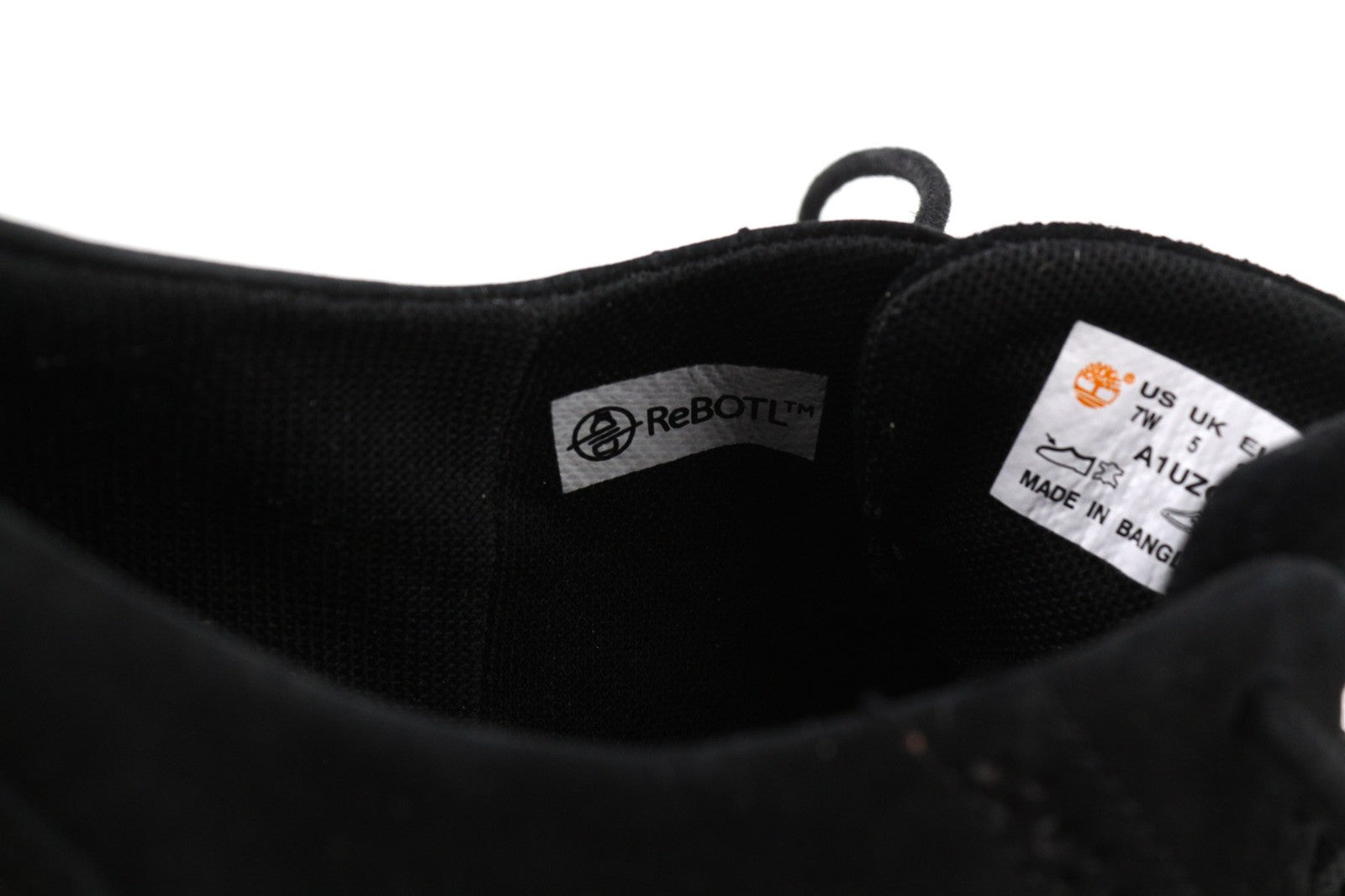 TIMBERLAND A1UZG-A3719 Women's EU38/38.5 Black Leather Low-Top Laced Shoes