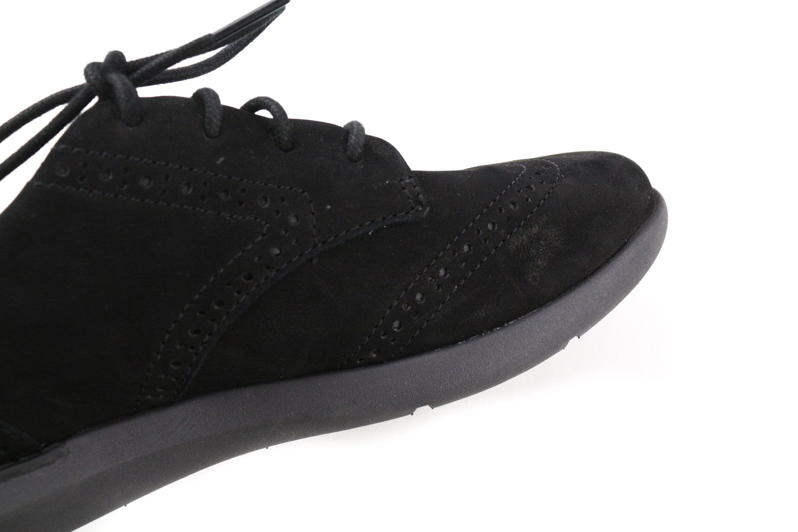 TIMBERLAND A1UZG-A3719 Women's EU38/38.5 Black Leather Low-Top Laced Shoes