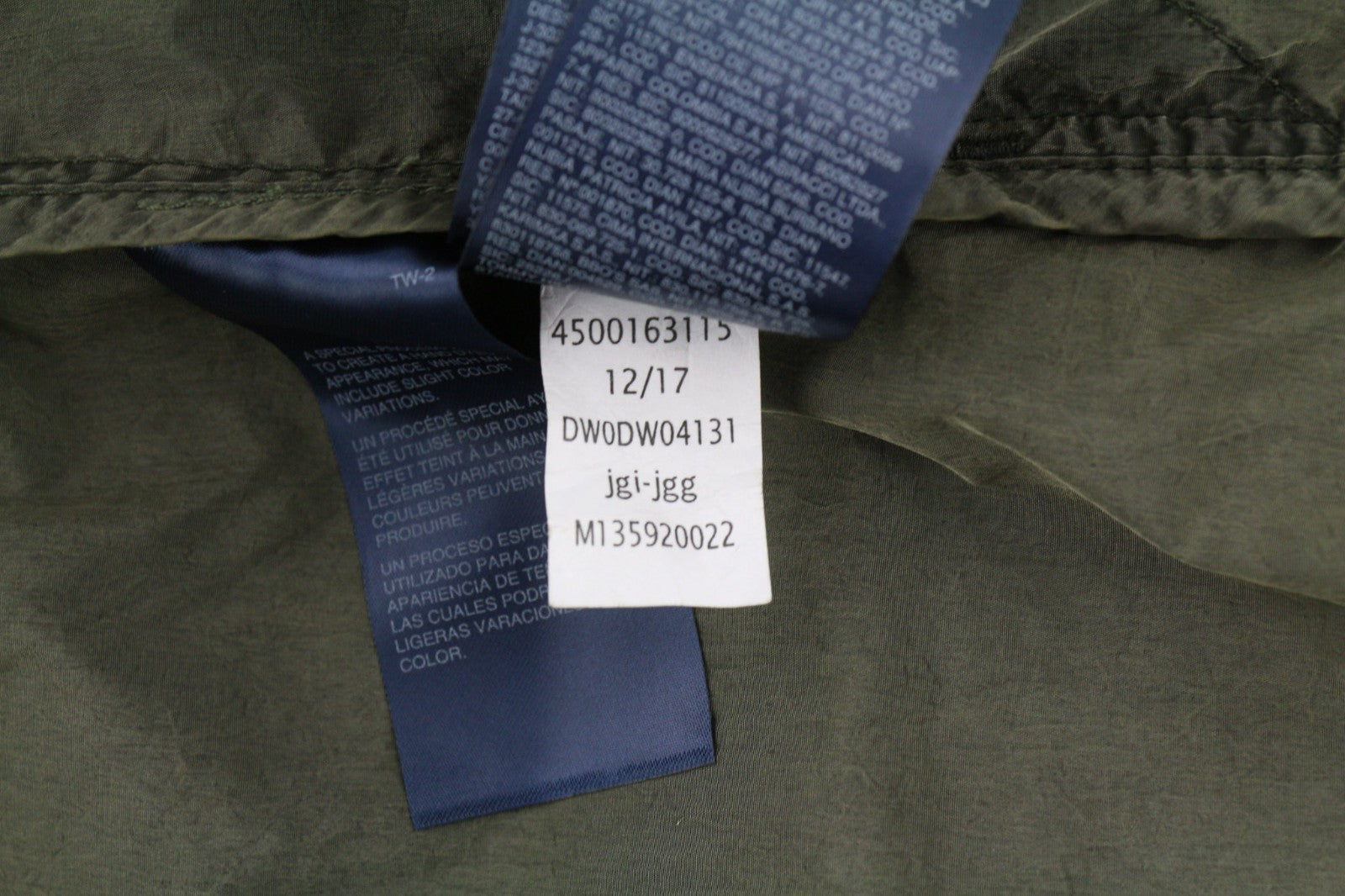 TOMMY JEANS Men's S Green Washed Lightweight Hooded Zip Casual Jacket