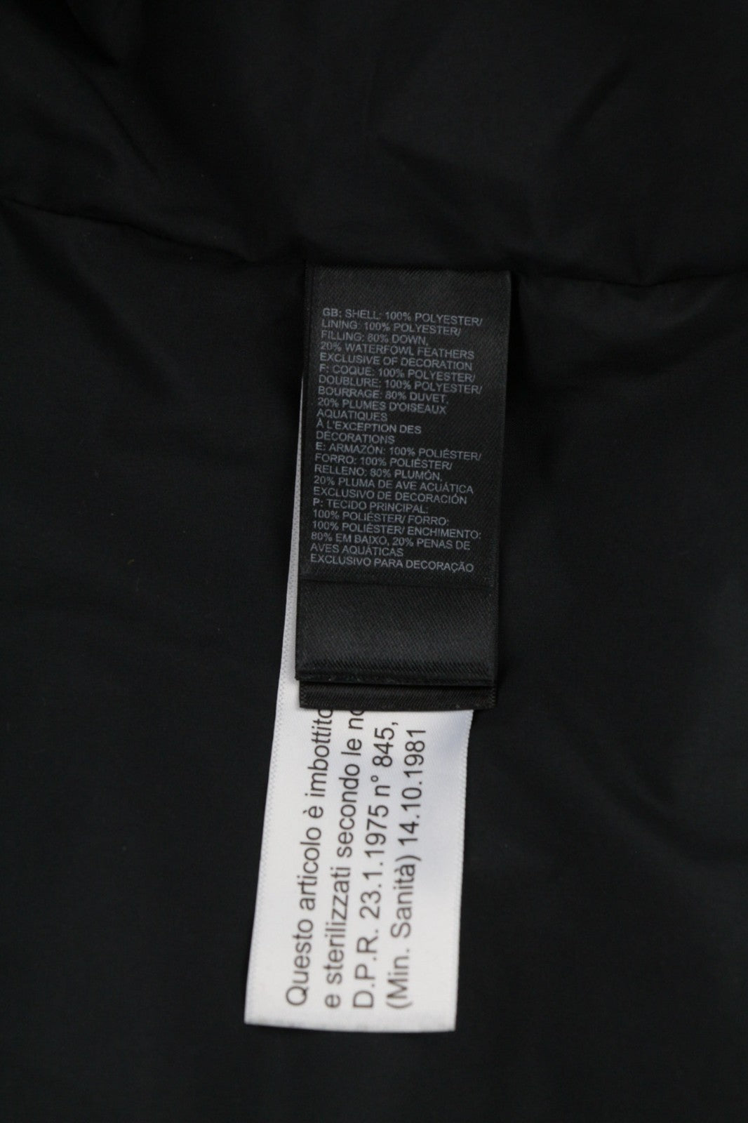 THE NORTH FACE NF0A4R3K Women's S Black Down Long Padded Winter Puffer Coat