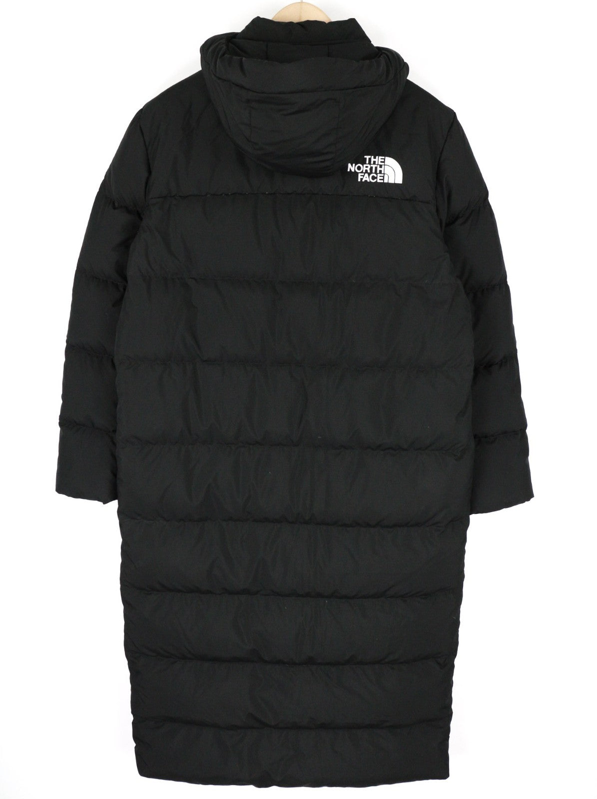 THE NORTH FACE NF0A4R3K Women's S Black Down Long Padded Winter Puffer Coat