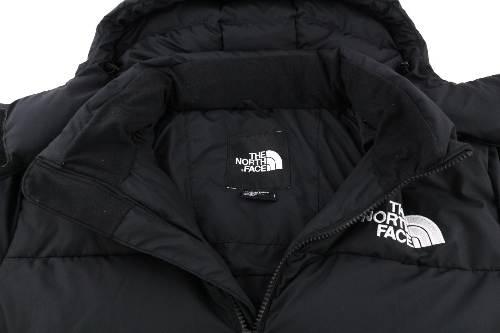 THE NORTH FACE NF0A4R3K Women's S Black Down Long Padded Winter Puffer Coat