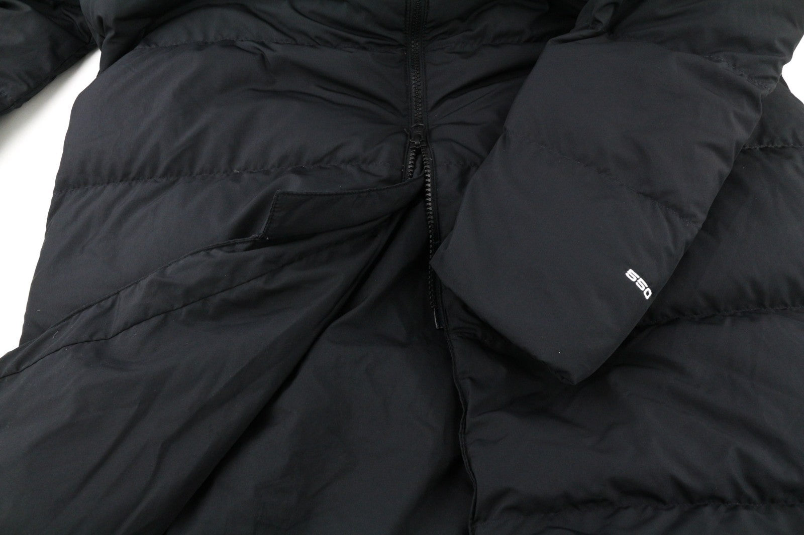 THE NORTH FACE NF0A4R3K Women's S Black Down Long Padded Winter Puffer Coat