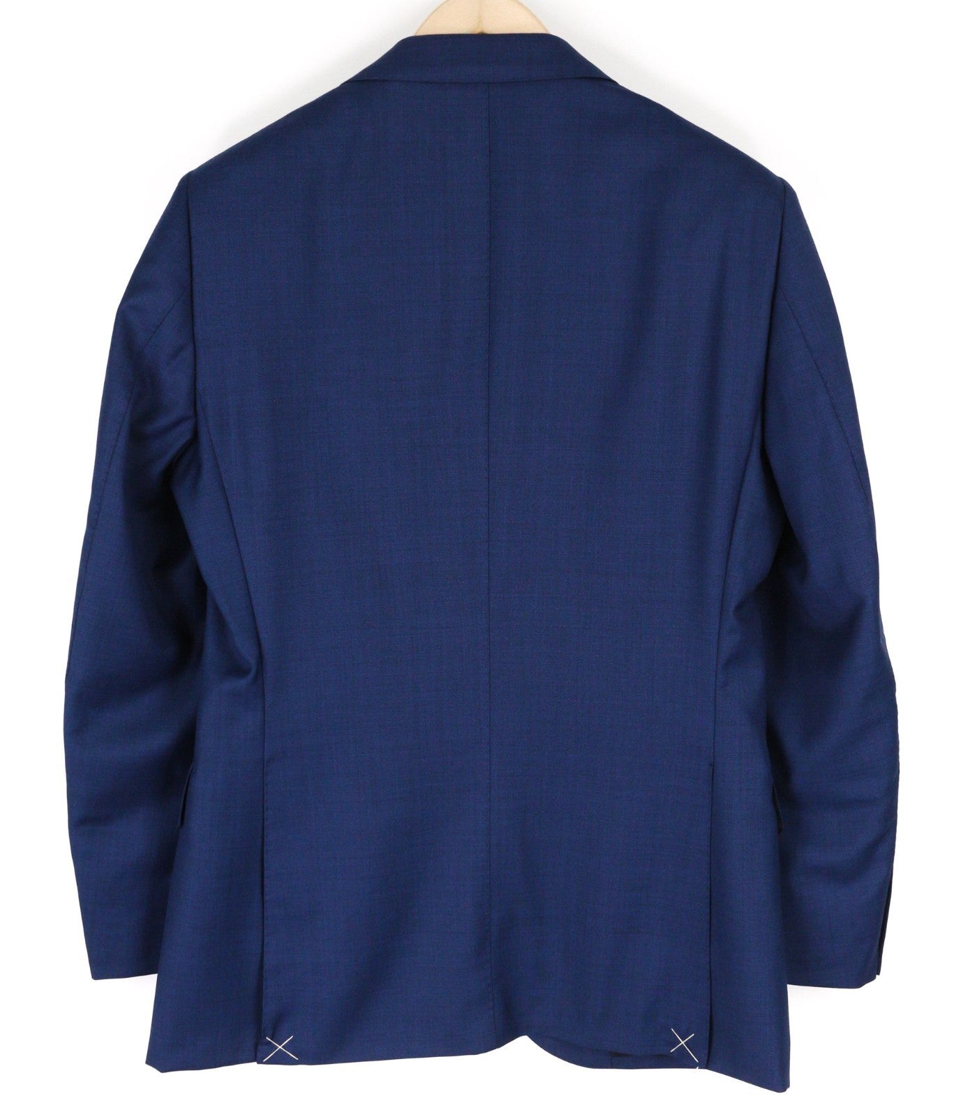 SUITSUPPLY Lazio Men's UK38R Super 110s Wool Blue Slim Single-Breasted Blazer