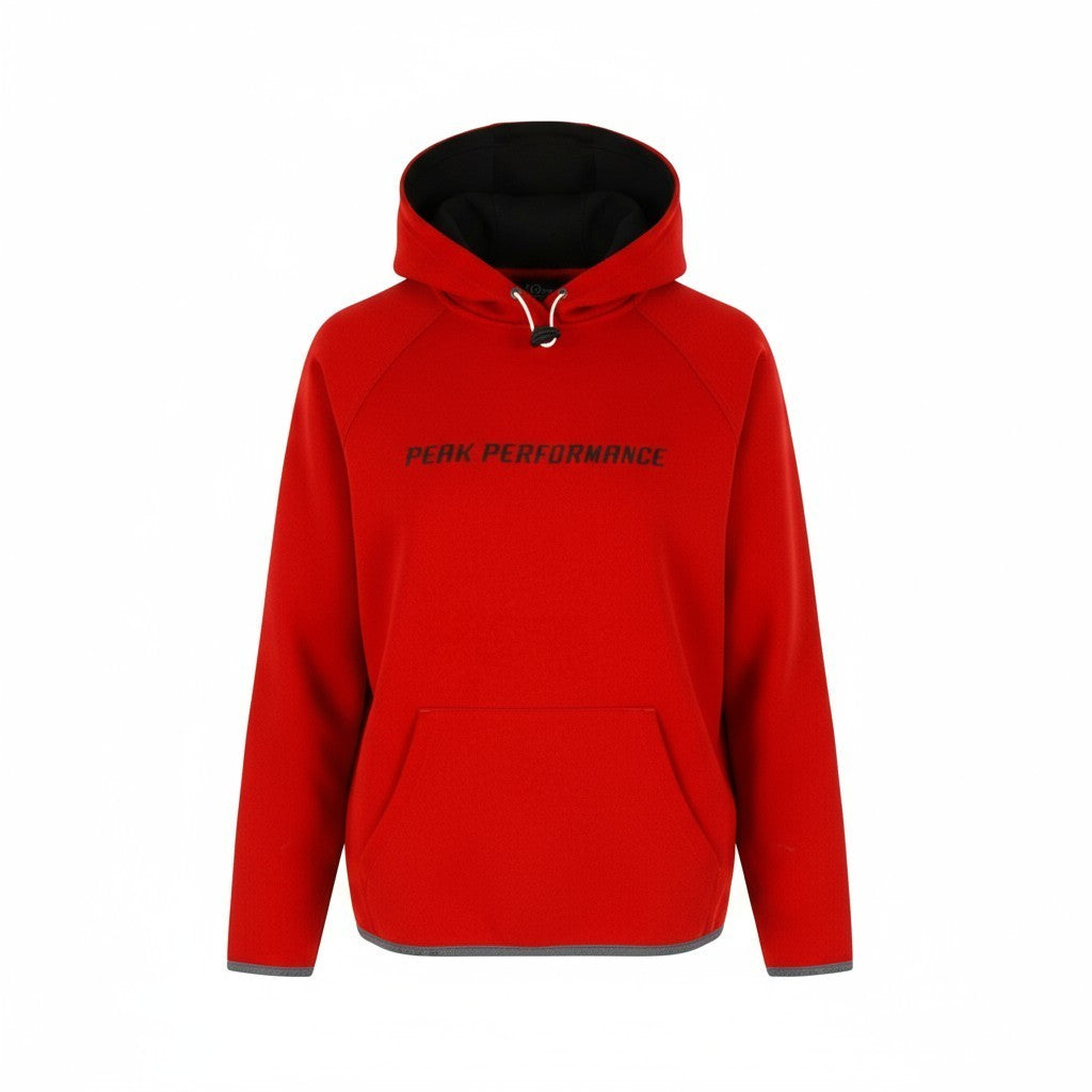 PEAK PERFORMANCE Danny H Men's S Red Sports Hoodie Leisure Pullover Sweatshirt
