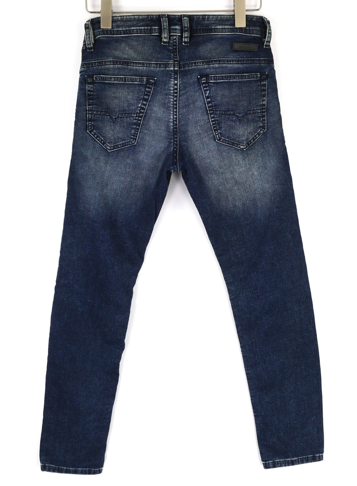 DIESEL Thommer CB-NE 0699Z Men's Jeans W28 Blue Washed Slim Fit Stretch Zip