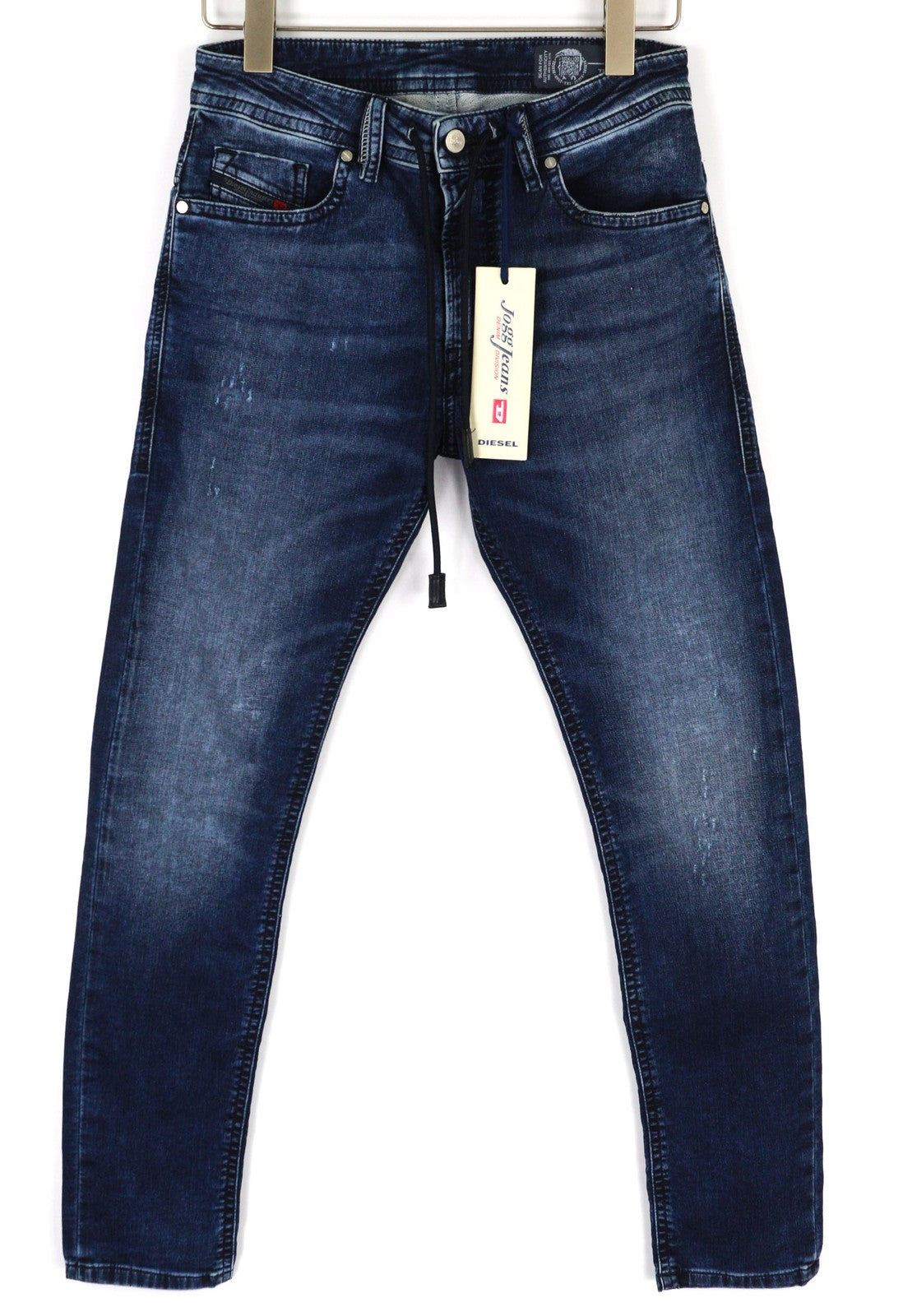 DIESEL Thommer CB-NE 0699Z Men's Jeans W28 Blue Stretch Washed Slim Zip Fit