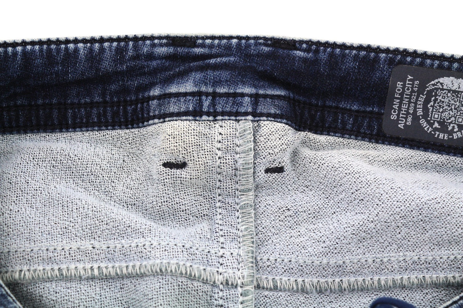 DIESEL Thommer CB-NE 0699Z vyriški džinsai W28 mėlyni, tamprūs, skalbti, ploni, su užtrauktuku 