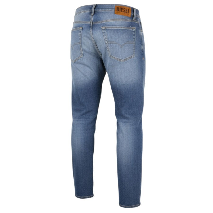 DIESEL D-Mihtry 009NF Men's Jeans W32/L30 Blue Straight Stretch Button Fit