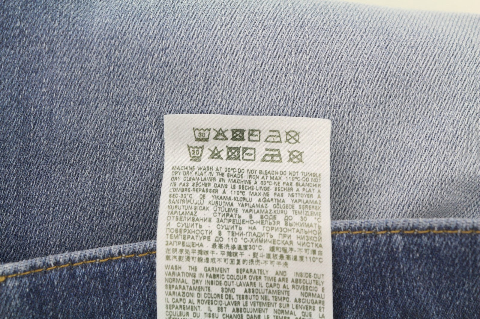 DIESEL D-Mihtry 009NF vyriški džinsai W32/L30 mėlyni, tiesūs, tamprūs, sagomis 